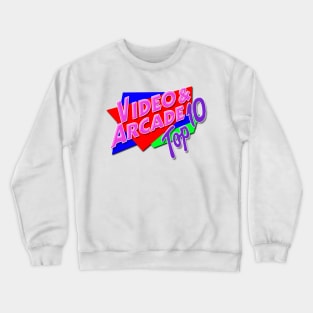 Video & Arcade Top 10 Crewneck Sweatshirt